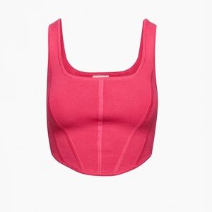 NWT XS Natalie Sleeveless Sweater - Bright Rose - Wilfred/Aritzia